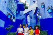 Blue-painted streets of Chefchaouen