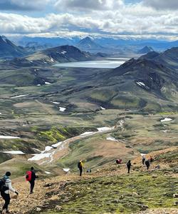 Iceland Women Hiking