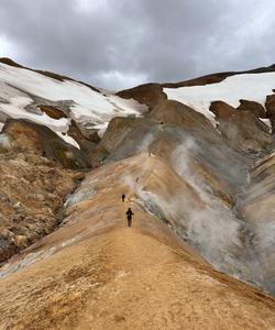 Iceland Women Hiking