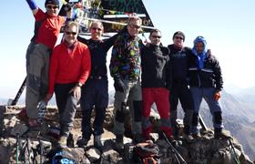 At the peak 