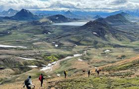 Iceland Women Hiking