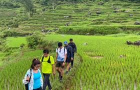 On the trek 